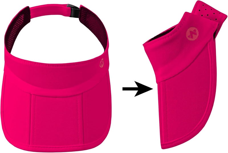 Wander Sports Sun Visor Hats Adjustable Running Golf Tennis Mesh Folding Cap for Women Men - Image 2